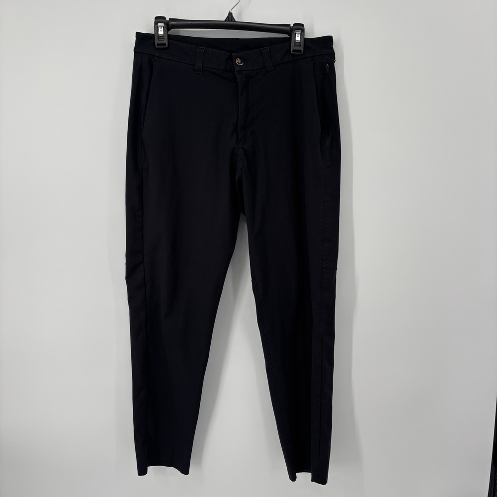 Lululemon ABC Pants Black Warpstreme Men's Size 32x27 Athletic Stretch Trousers